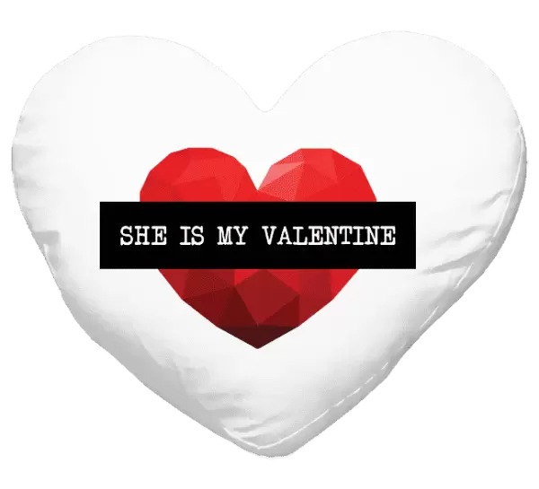 Polštář She is my Valentine