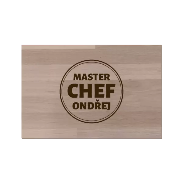 Buková doska Master chef, vlastní jméno