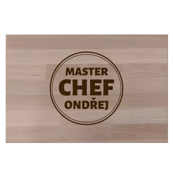 Buková doska Master chef, vlastní jméno