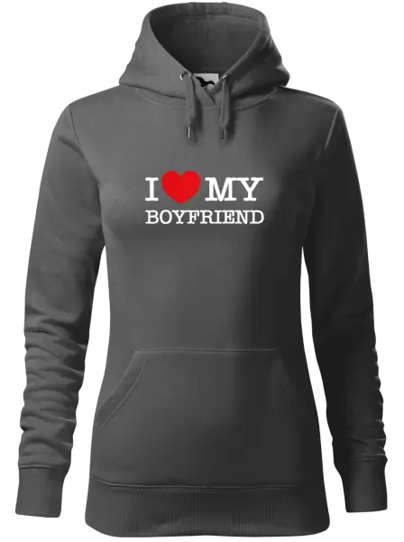 Dámská mikina I love my boyfriend