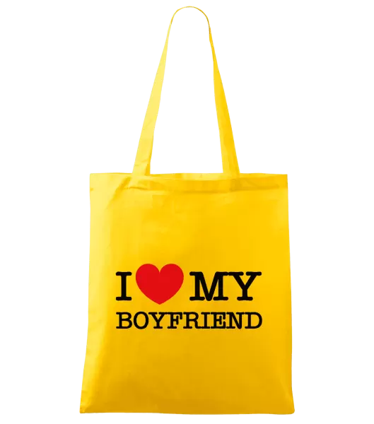 Látková taška I love my boyfriend