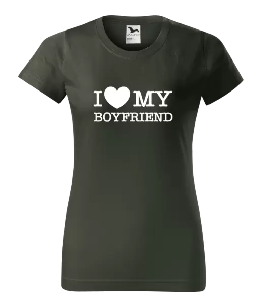 Dámske tričko I love my boyfriend