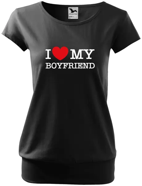 Dámské tričko I love my boyfriend