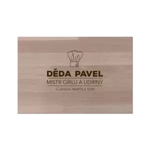 Bukové prkénko Mistr grilu a udírny