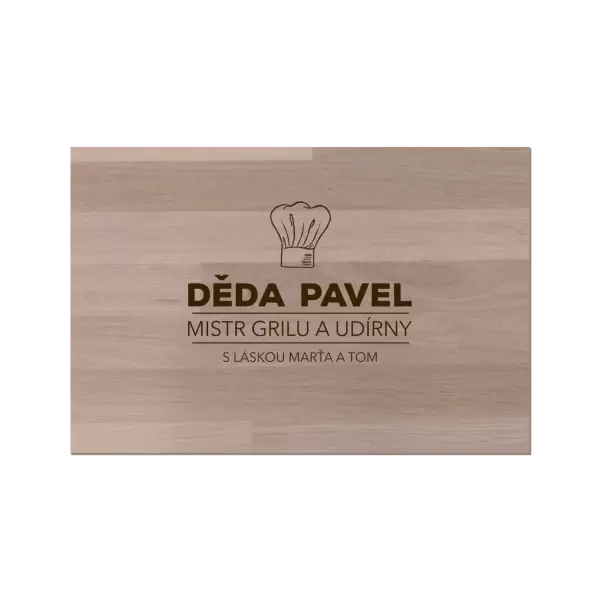 Bukové prkénko Mistr grilu a udírny