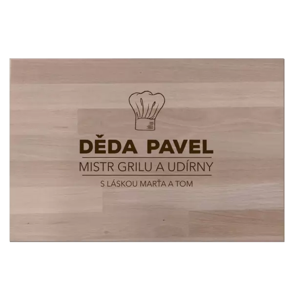 Bukové prkénko Mistr grilu a udírny