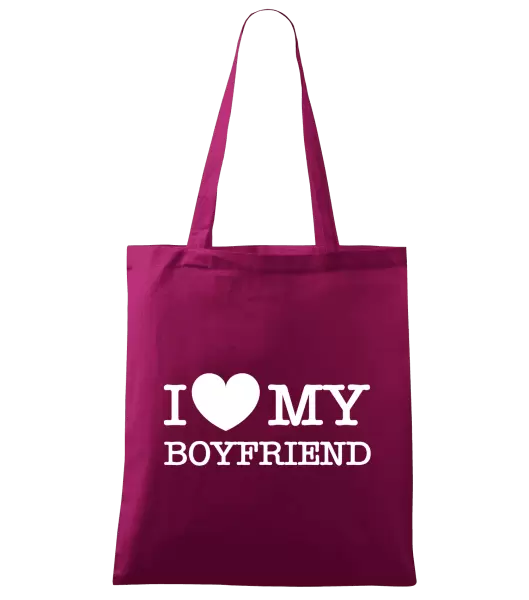 Látková taška I love my boyfriend