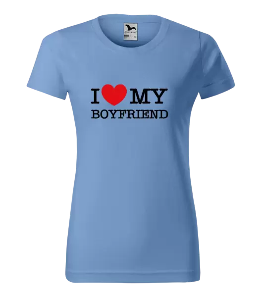 Dámské tričko I love my boyfriend