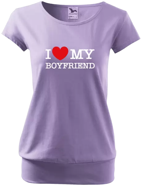 Dámské tričko I love my boyfriend