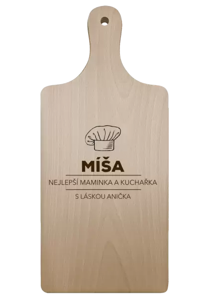 Prkénko Nejlepší kuchařka, vlastní jméno