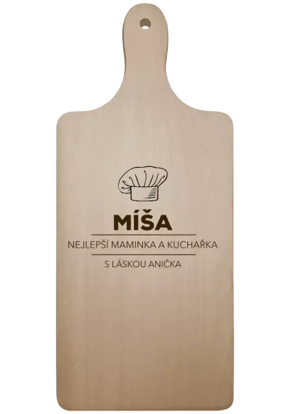 Prkénko Nejlepší kuchařka, vlastní jméno