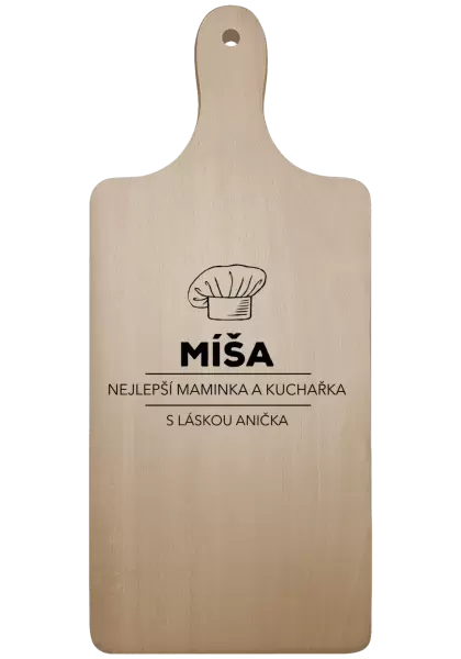 Prkénko Nejlepší kuchařka, vlastní jméno