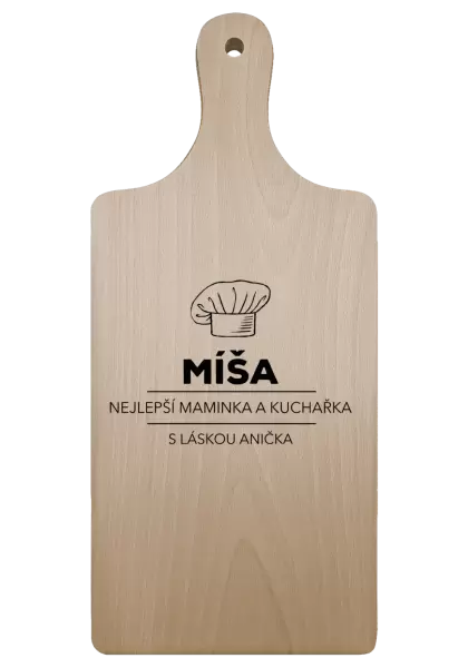 Prkénko Nejlepší kuchařka, vlastní jméno