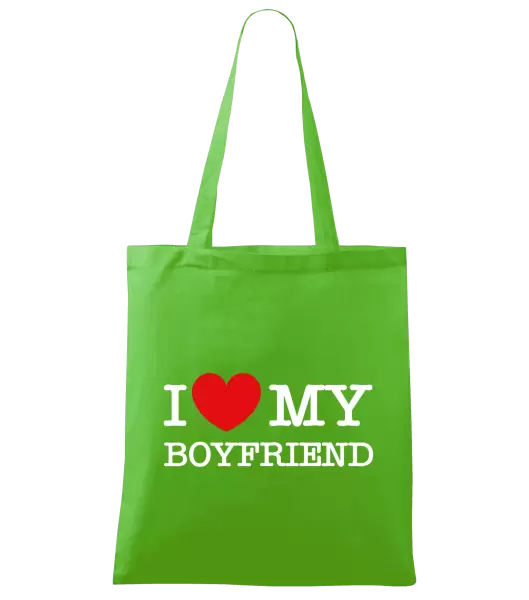 Látková taška I love my boyfriend