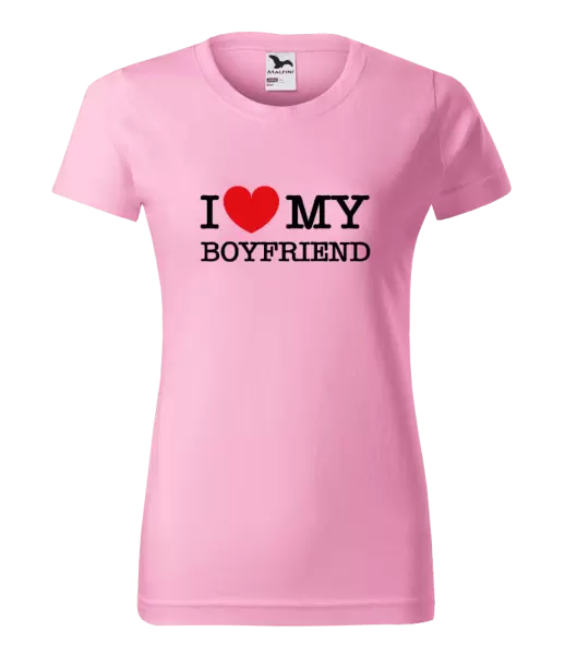 Dámské tričko I love my boyfriend