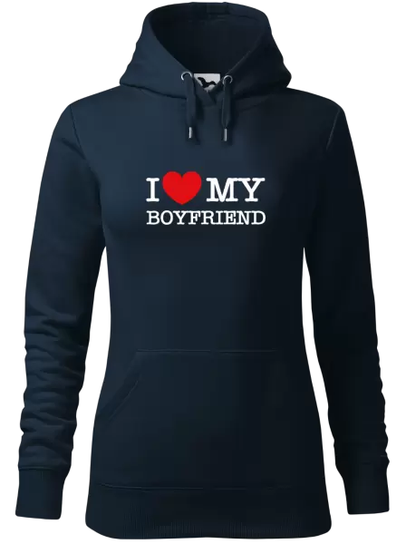 Dámská mikina I love my boyfriend