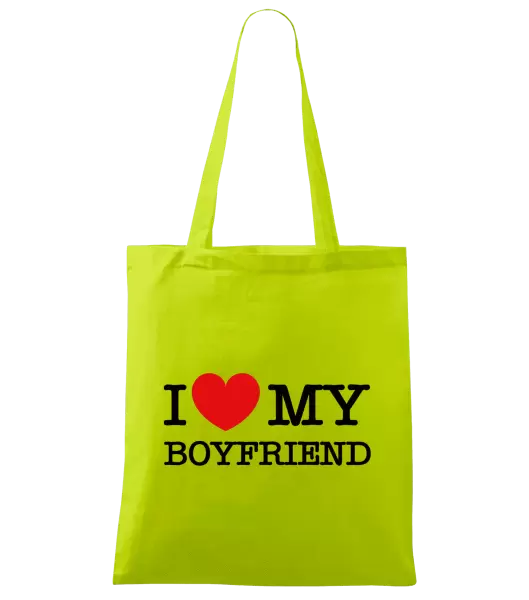 Látková taška I love my boyfriend