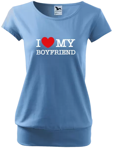 Dámské tričko I love my boyfriend