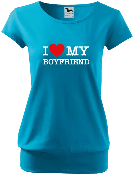 Dámské tričko I love my boyfriend