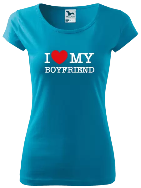 Dámské tričko I love my boyfriend
