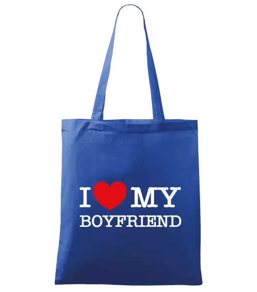 Látková taška I love my boyfriend