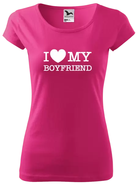 Dámské tričko I love my boyfriend