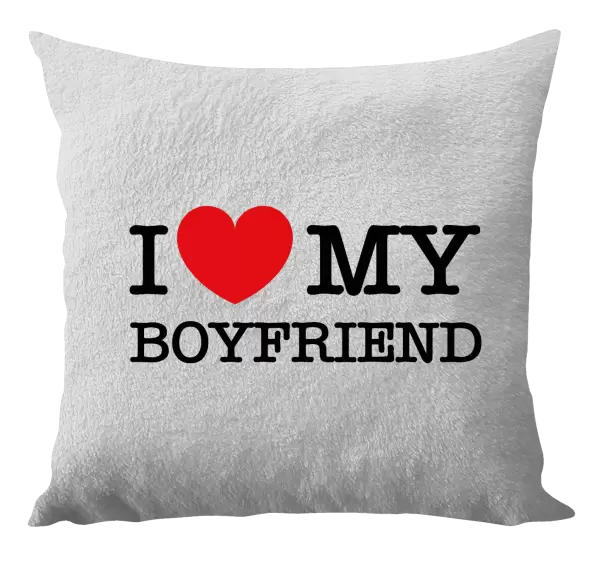Polštář I love my boyfriend