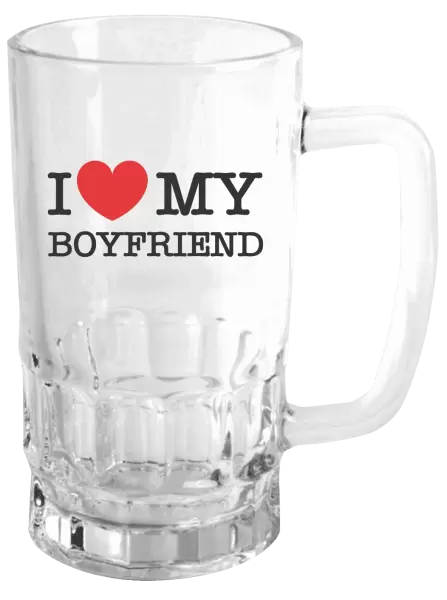 Půllitr I love my boyfriend