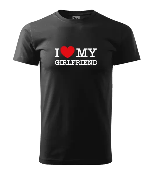Pánské tričko I love my girlfriend