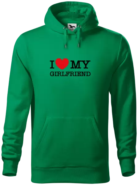 Pánská mikina I love my girlfriend