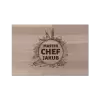 Buková doska Master Chef s menom, jedlo