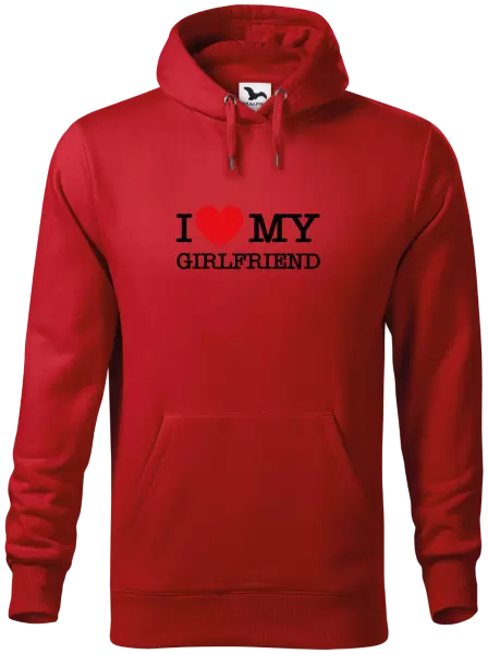 Pánská mikina I love my girlfriend