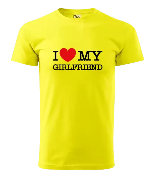 Pánské tričko I love my girlfriend