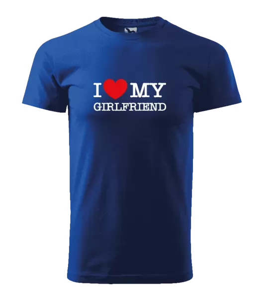 Pánské tričko I love my girlfriend