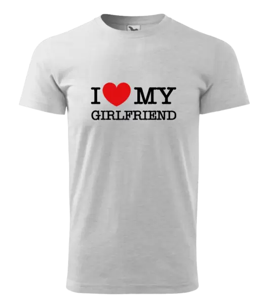 Pánské tričko I love my girlfriend