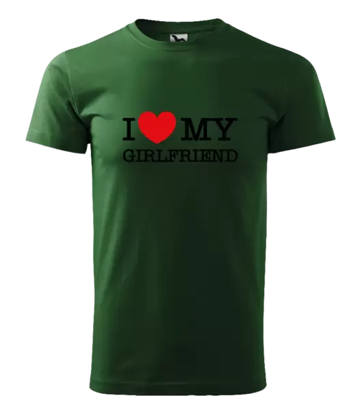 Pánské tričko I love my girlfriend