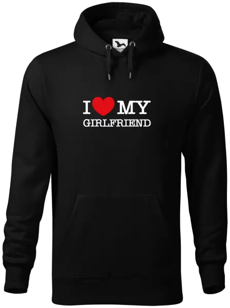 Pánská mikina I love my girlfriend