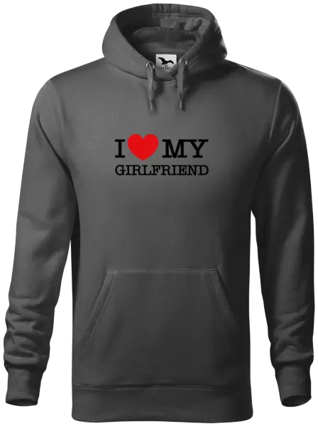 Pánská mikina I love my girlfriend