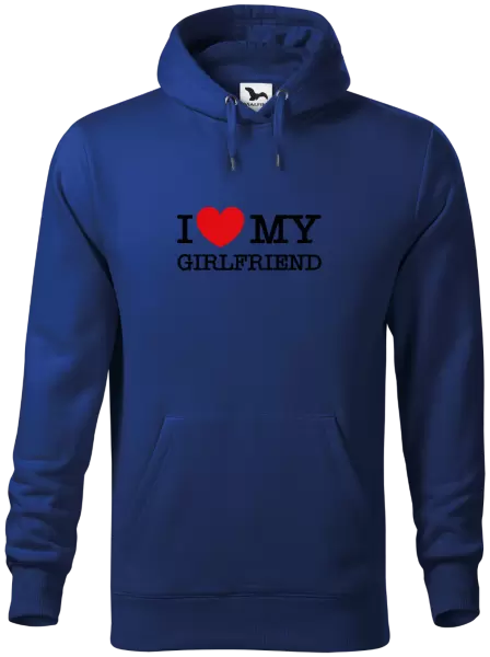 Pánská mikina I love my girlfriend