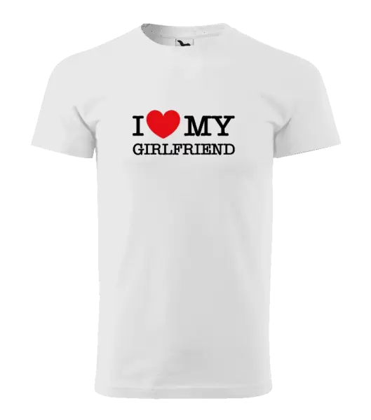 Pánské tričko I love my girlfriend