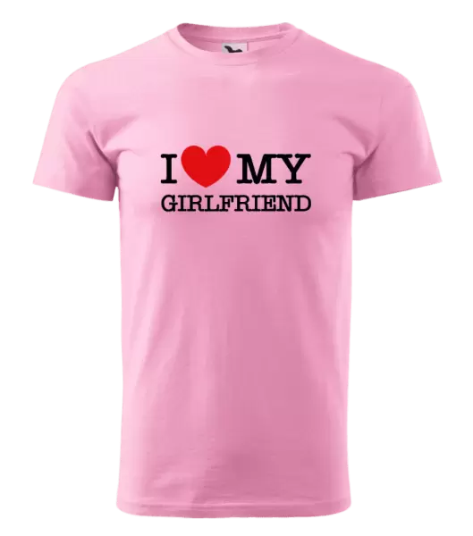Pánské tričko I love my girlfriend