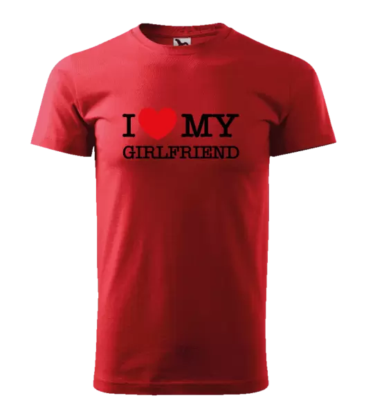 Pánské tričko I love my girlfriend