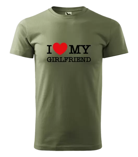 Pánské tričko I love my girlfriend