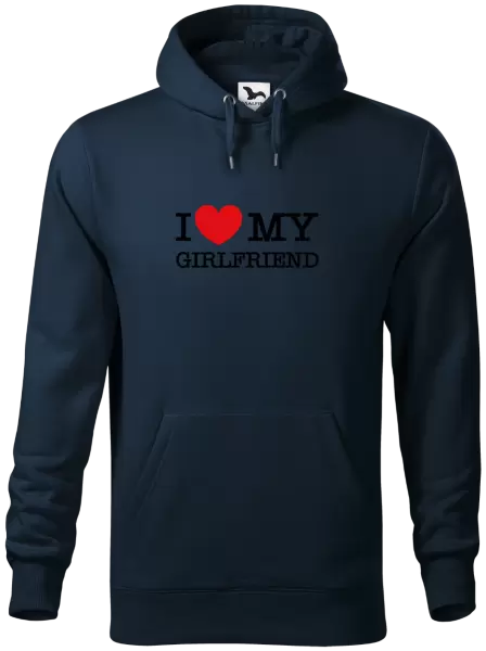 Pánská mikina I love my girlfriend