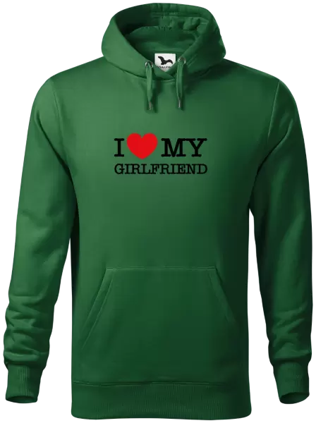 Pánská mikina I love my girlfriend