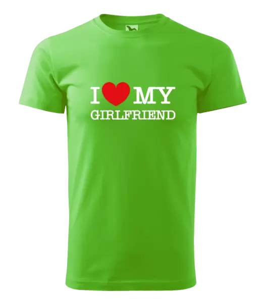 Pánské tričko I love my girlfriend