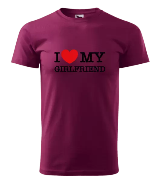 Pánské tričko I love my girlfriend