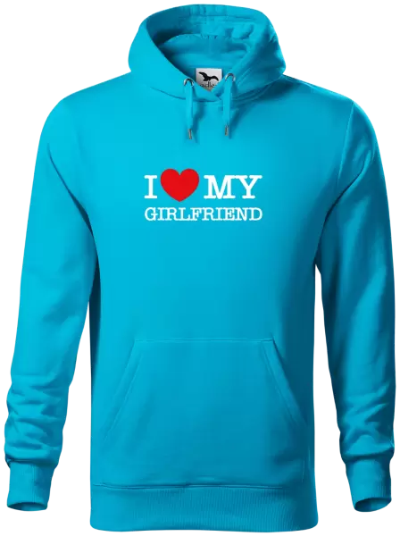 Pánská mikina I love my girlfriend