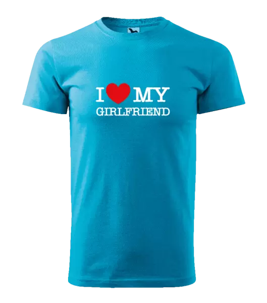 Pánské tričko I love my girlfriend