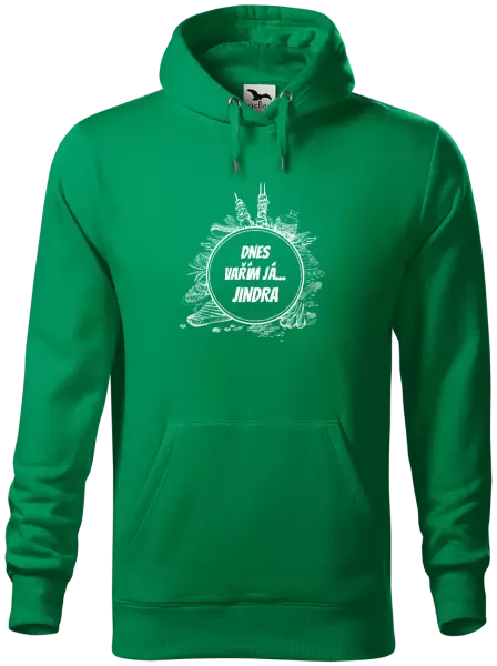 Pánská mikina Dnes vařím já... jméno